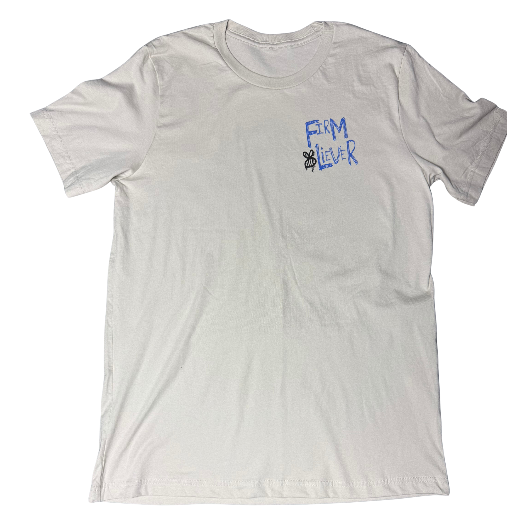 PRAYING BEE GRAFFITI TEE - TAN